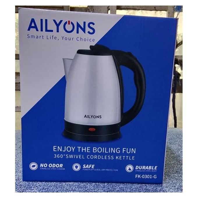 AILYONS Automatic 2.0L Cordless Electric Water Kettle – Fast & Safe Boiling