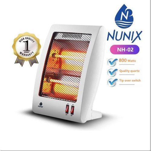Nunix Quartz Portable Electric Room Heater – Efficient Room Warmer for Bedroom, Living Room & Office