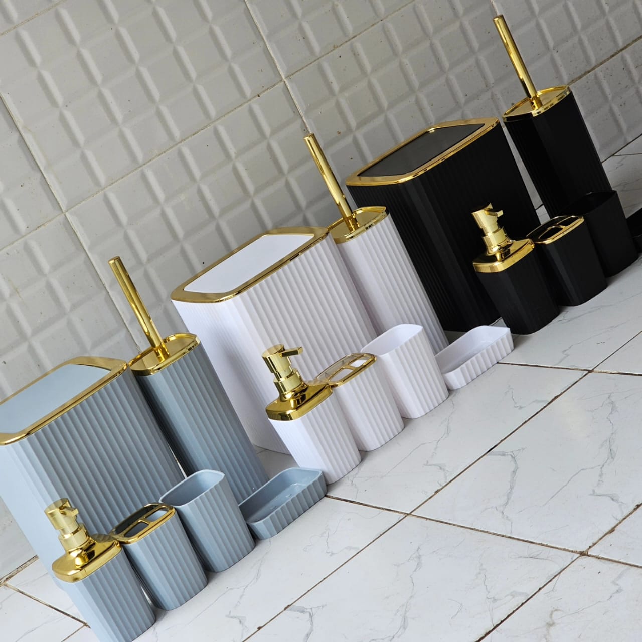 5-Piece Luxury Bathroom Accessories Set