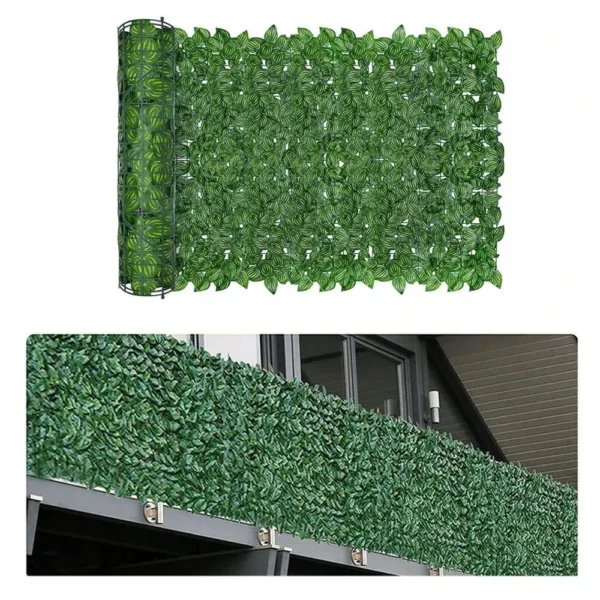 Artificial Expandable Leaf Privacy Fence